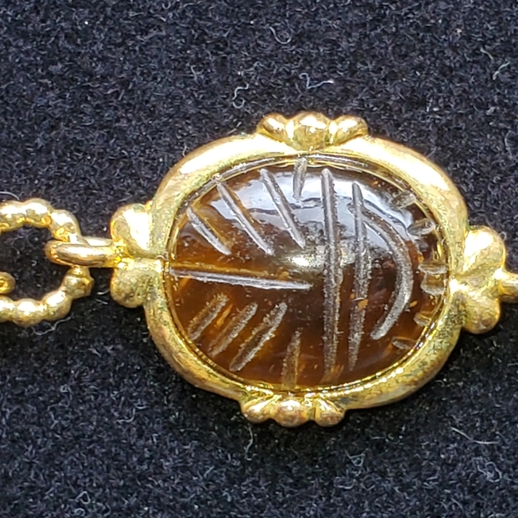 Scarab Goldtone Bracelet**DISCOUNT ON SHIPPING** - Picture 3 of 10
